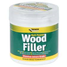 EVER BUILD WOOD FILLER 250ML- WHITE